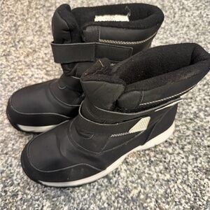 Wonder Nation Black Snow Boots for Kids